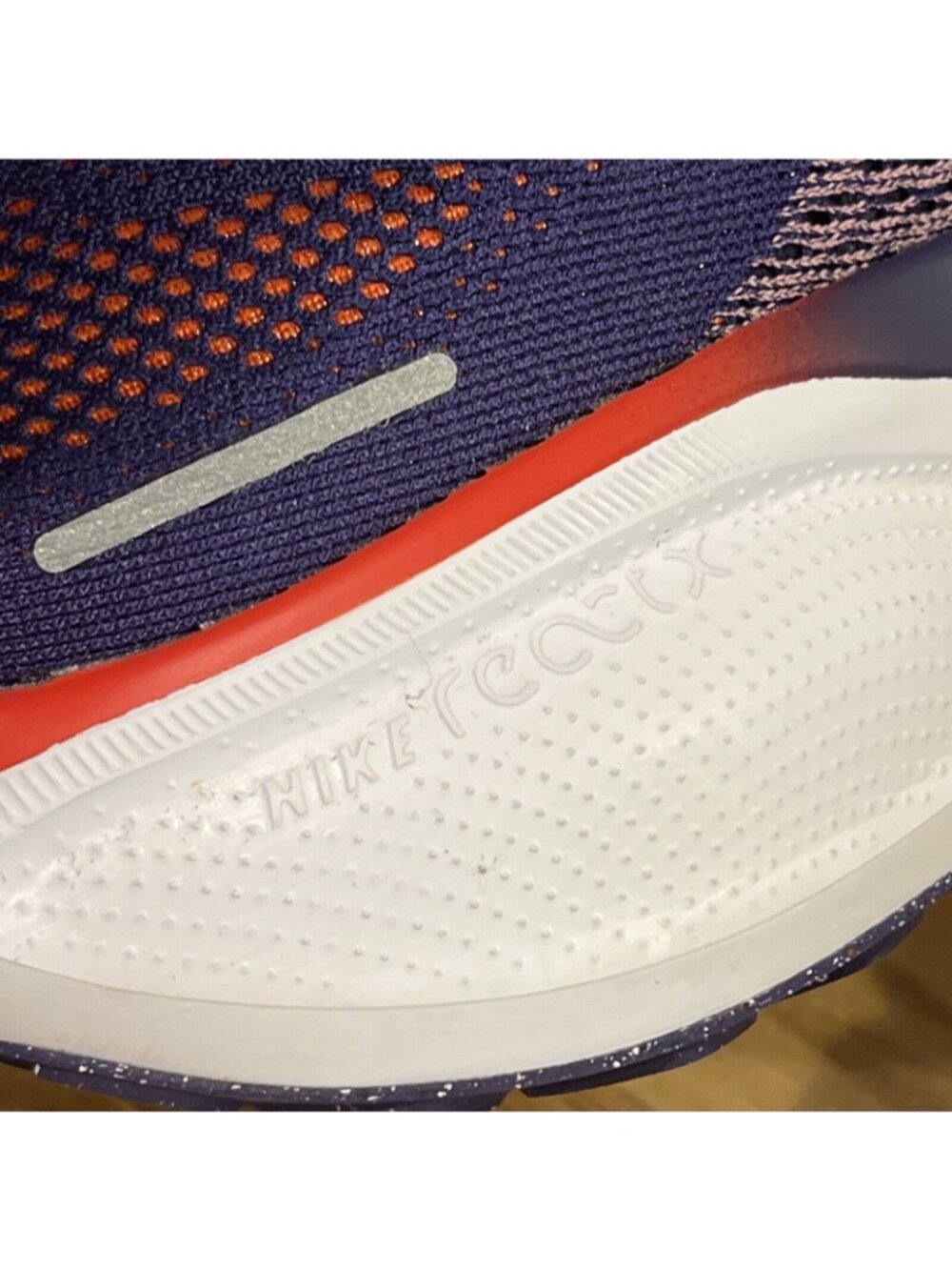 Nike Pegasus 41 Clemson Tigers Running Shoes Men's SZ 11 Purple Mesh FZ5108-500 - Picture 12 of 12